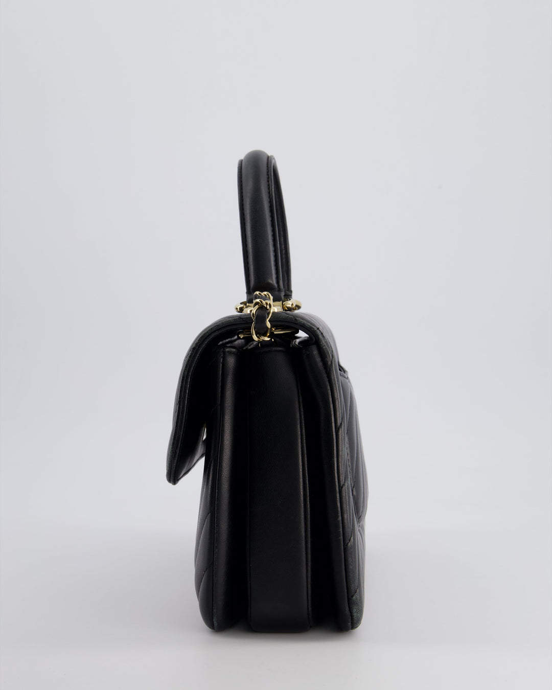 Top Quality Chanel Trendy Black CC Flap Bag in Quilted Lambskin Leather with Gold Hardware