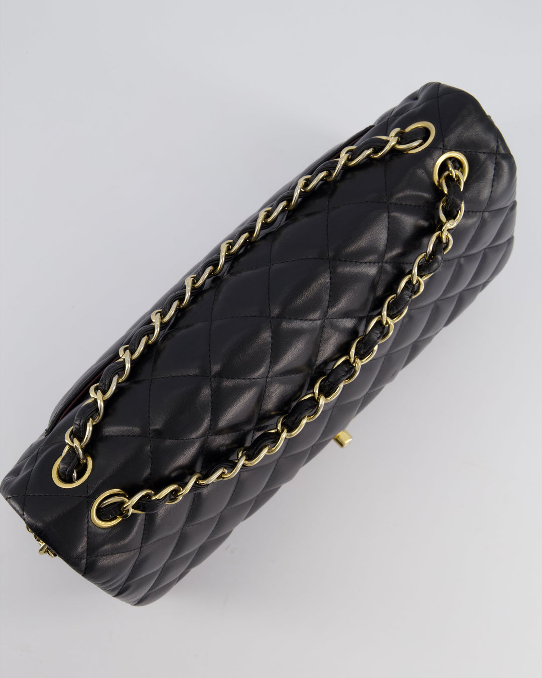 Top Quality Chanel Black Jumbo Classic Double Flap Bag in Lambskin with Gold Hardware Bag