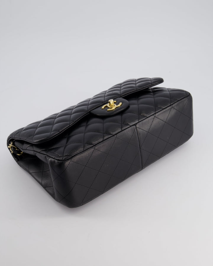 Top Quality Chanel Black Jumbo Classic Double Flap Bag in Lambskin with Gold Hardware Bag