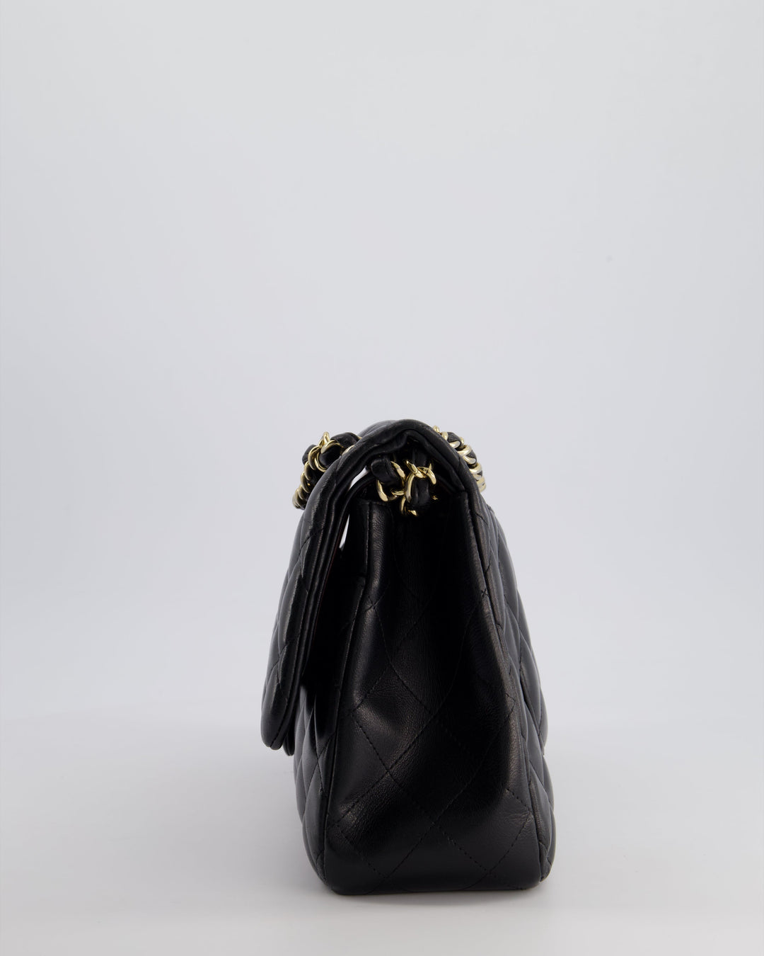 Top Quality Chanel Black Jumbo Classic Double Flap Bag in Lambskin with Gold Hardware Bag
