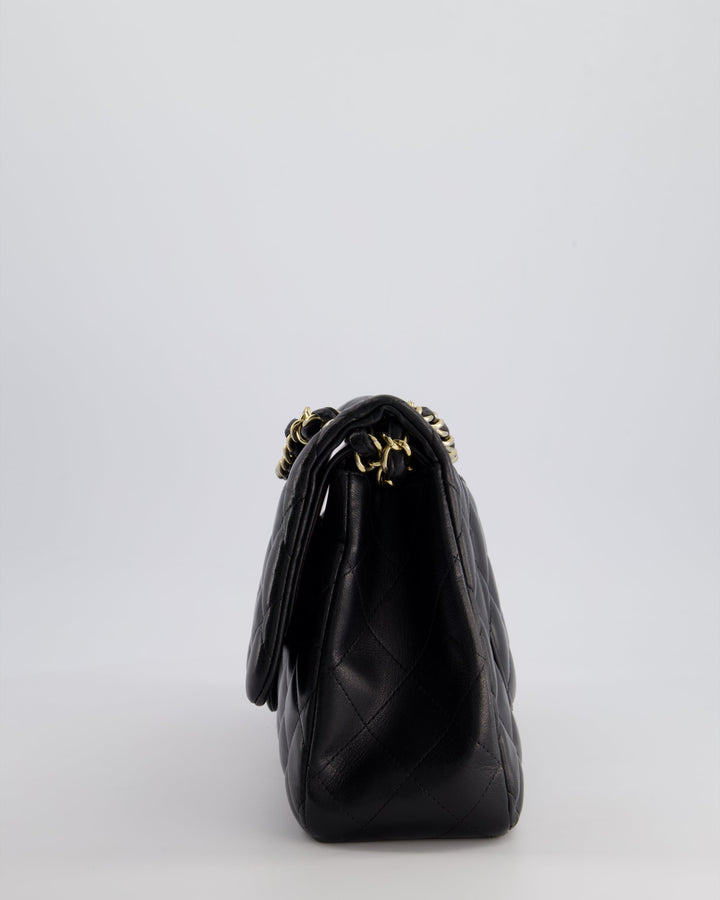 Top Quality Chanel Black Jumbo Classic Double Flap Bag in Lambskin with Gold Hardware Bag