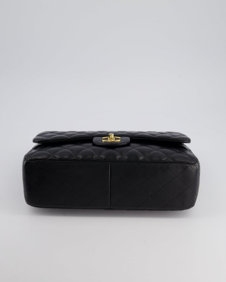 Top Quality Chanel Black Jumbo Classic Double Flap Bag in Lambskin with Gold Hardware Bag