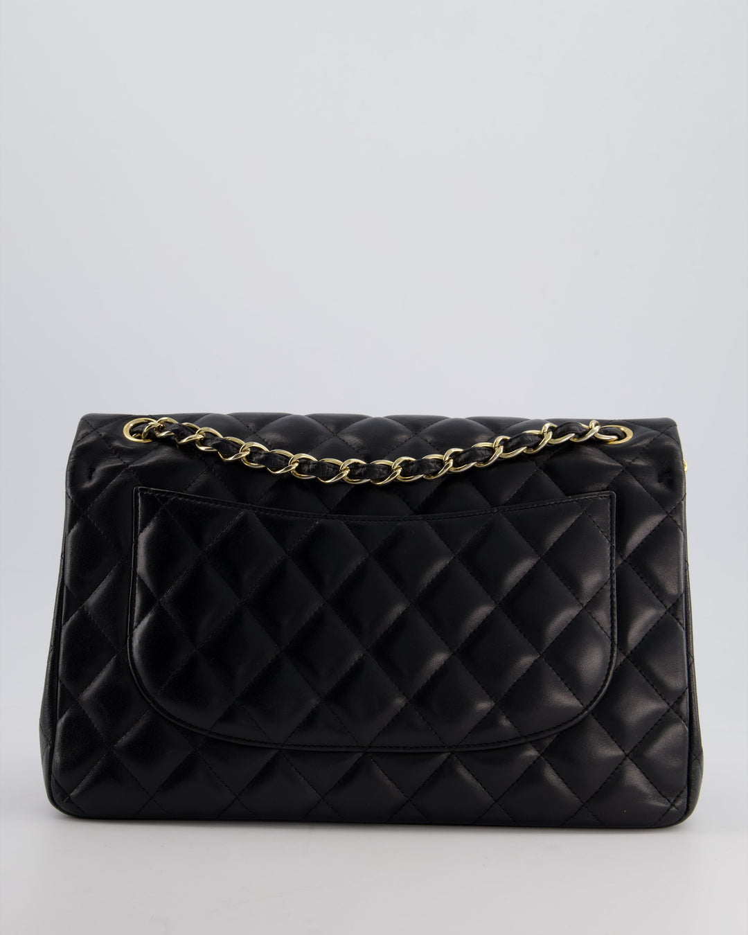 Top Quality Chanel Black Jumbo Classic Double Flap Bag in Lambskin with Gold Hardware Bag