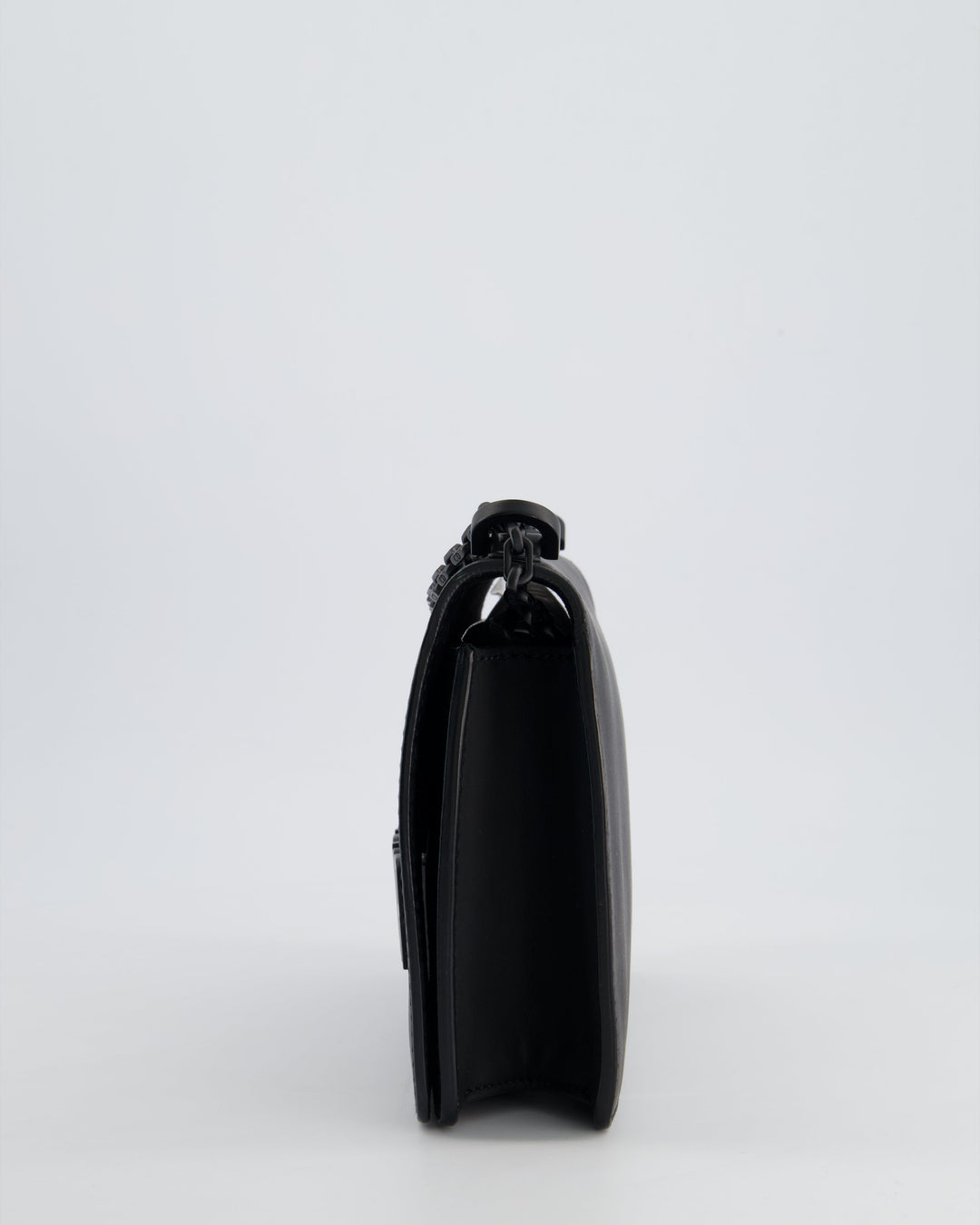 *FIRE PRICE* Christian Dior Black Matte J'ADior Medium Flap Bag in Smooth Calfskin Leather with Black Hardware