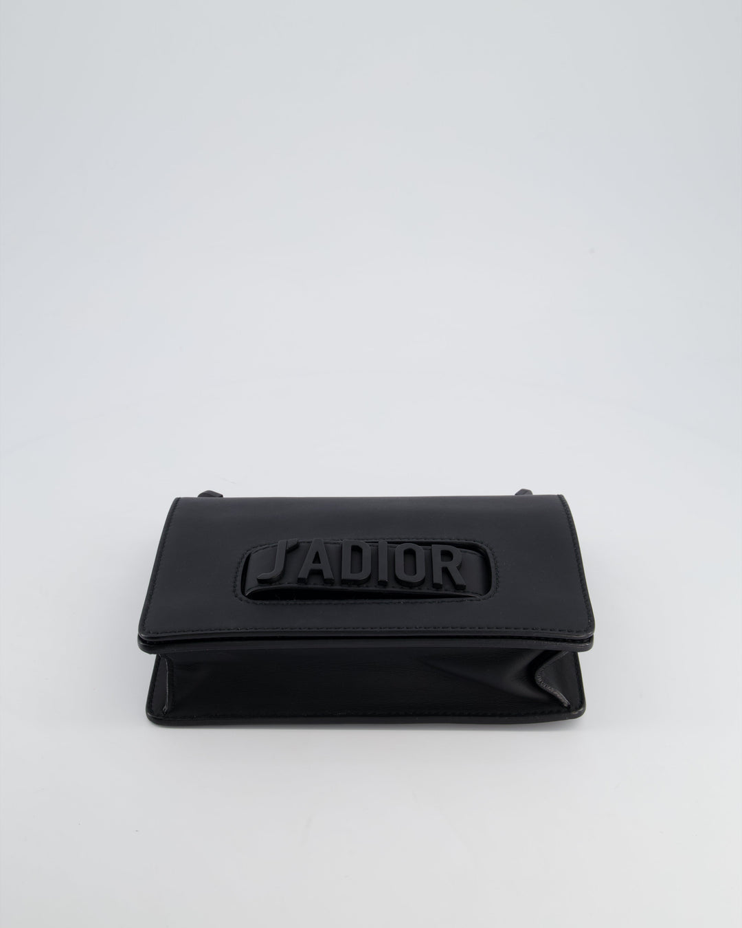 *FIRE PRICE* Christian Dior Black Matte J'ADior Medium Flap Bag in Smooth Calfskin Leather with Black Hardware