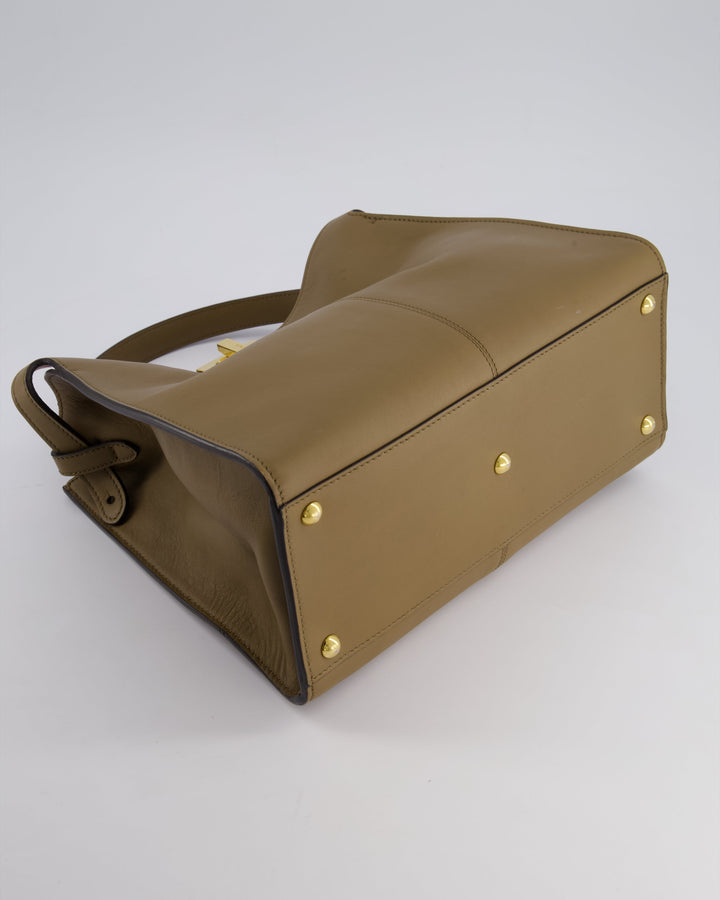 *FIRE PRICE* Top quality Fendi Brown and Pink Medium Peekaboo XLite Bicolour Leather Bag with Gold Hardware