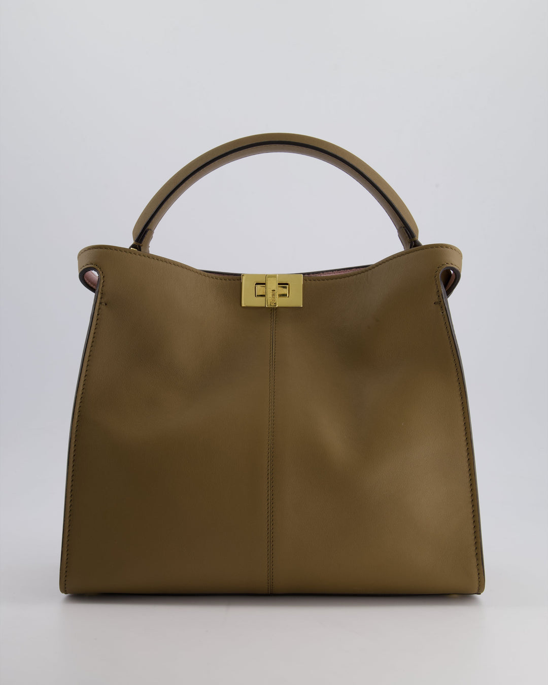 *FIRE PRICE* Top quality Fendi Brown and Pink Medium Peekaboo XLite Bicolour Leather Bag with Gold Hardware