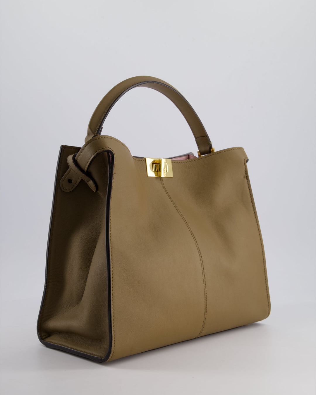 *FIRE PRICE* Top quality Fendi Brown and Pink Medium Peekaboo XLite Bicolour Leather Bag with Gold Hardware