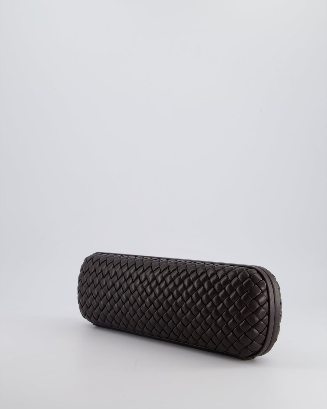 *HOT* Bottega veneta Chocolate Brown Intrecciato Stretch Long Clutch Bag