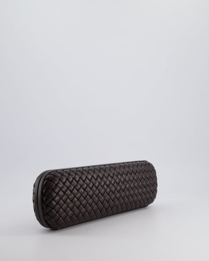 *HOT* Top Quality Bottega Veneta Chocolate Brown Intrecciato Stretch Long Clutch Bag