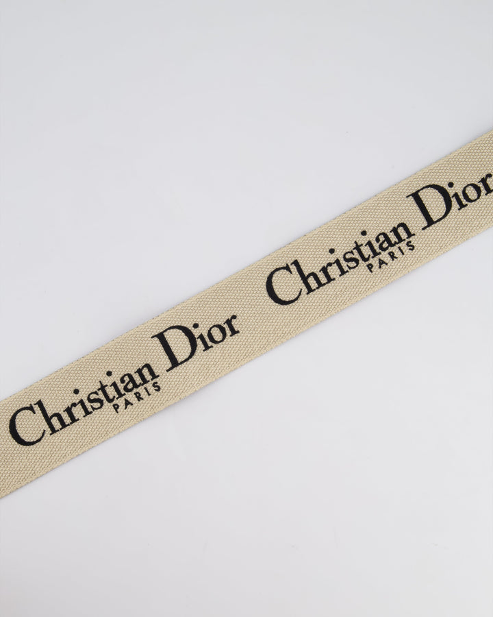 Christian Top quality Dior Orange, Blue & Cream Canvas Guitar Bag Strap with Antique Gold Hardware RRP ¬£890