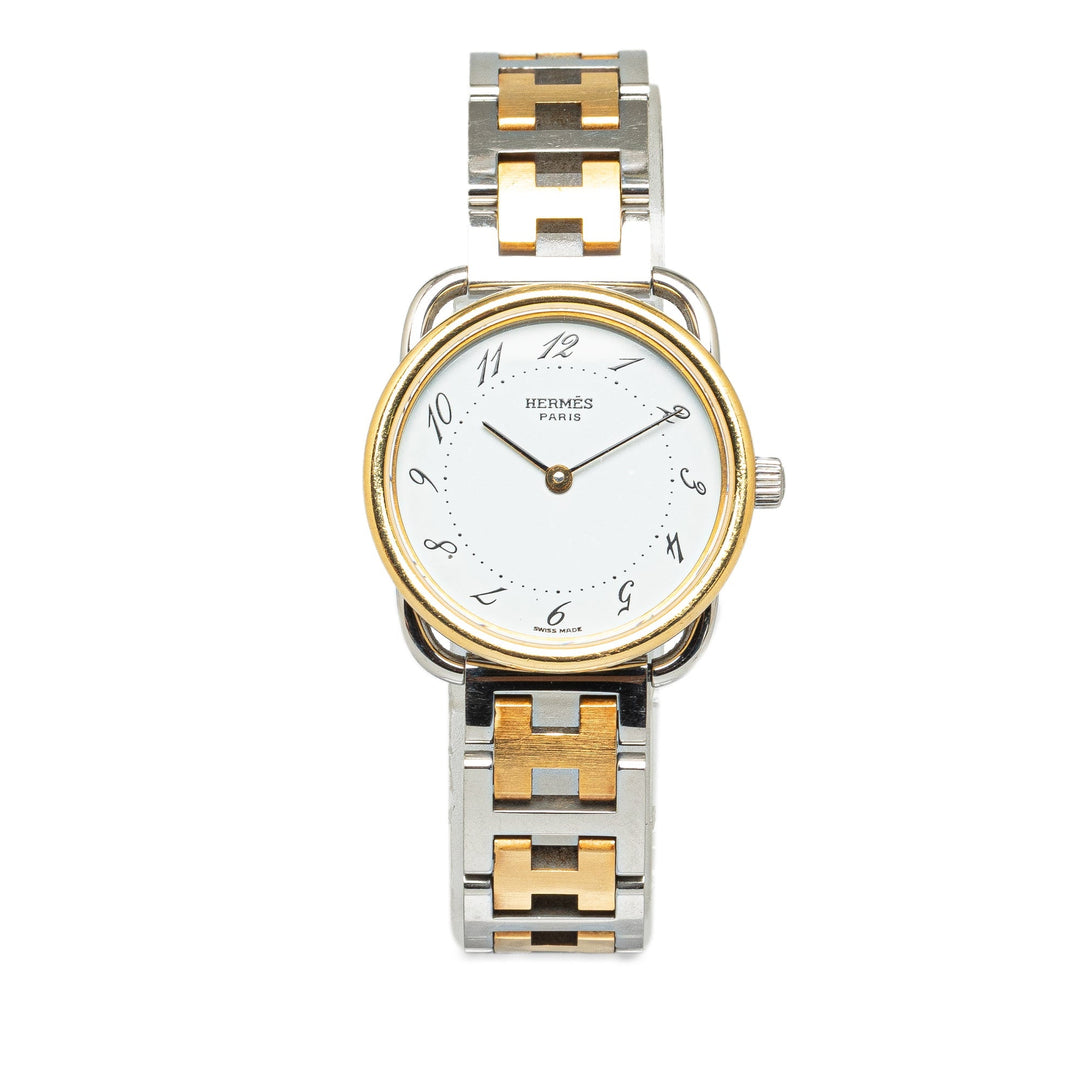 Hermes Quartz Stainless Steel Arceau Watch