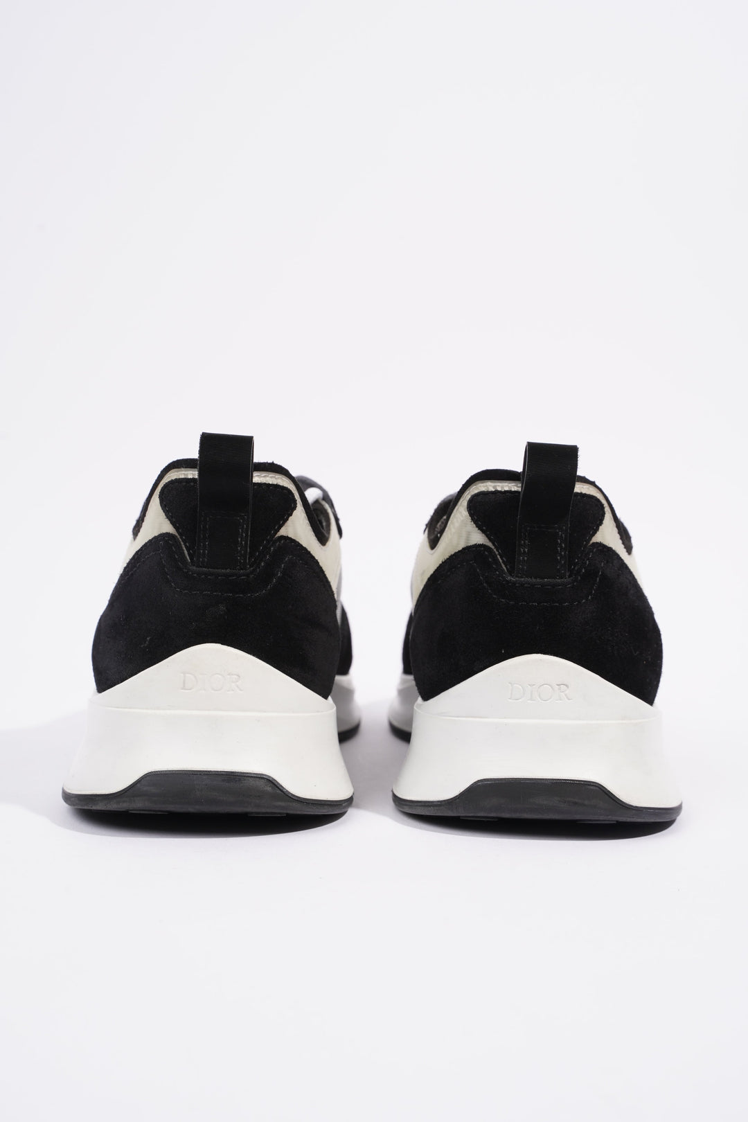 Christian Dior B25 Black / White / Black Oblique Mesh EU 41 UK 7