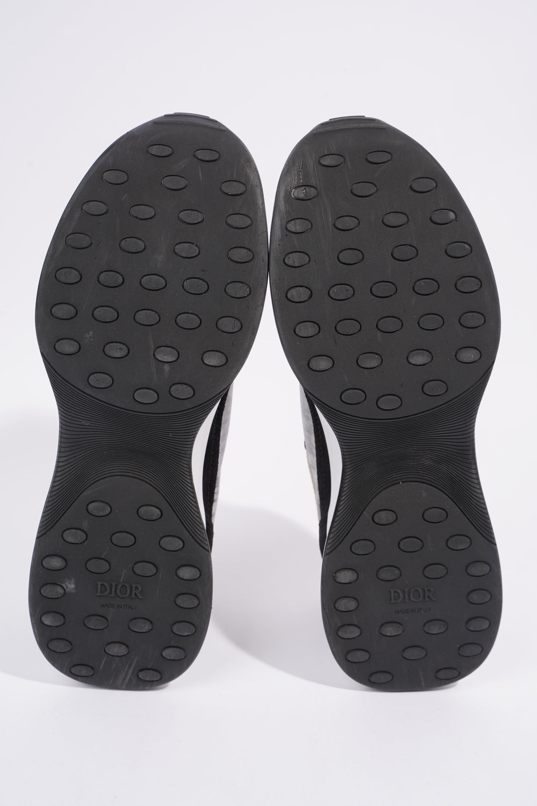 Christian Dior B25 Black / White / Black Oblique Mesh EU 41 UK 7