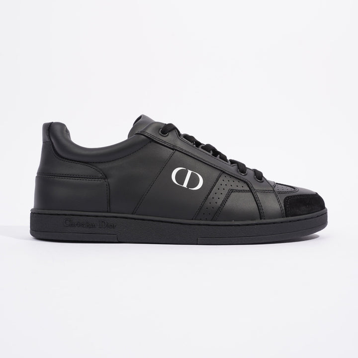 Christian Dior CD Low Top Sneaker Black Leather EU 38.5 UK 5.5