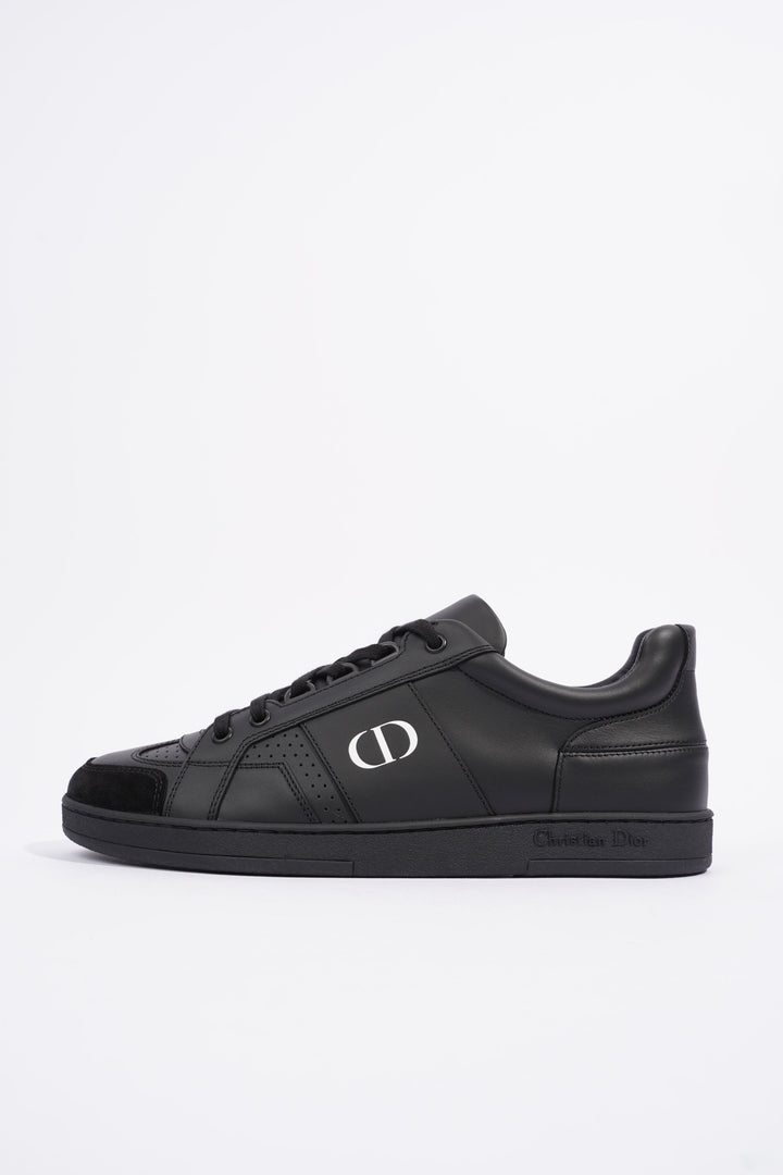 Christian Dior CD Low Top Sneaker Black Leather EU 38.5 UK 5.5