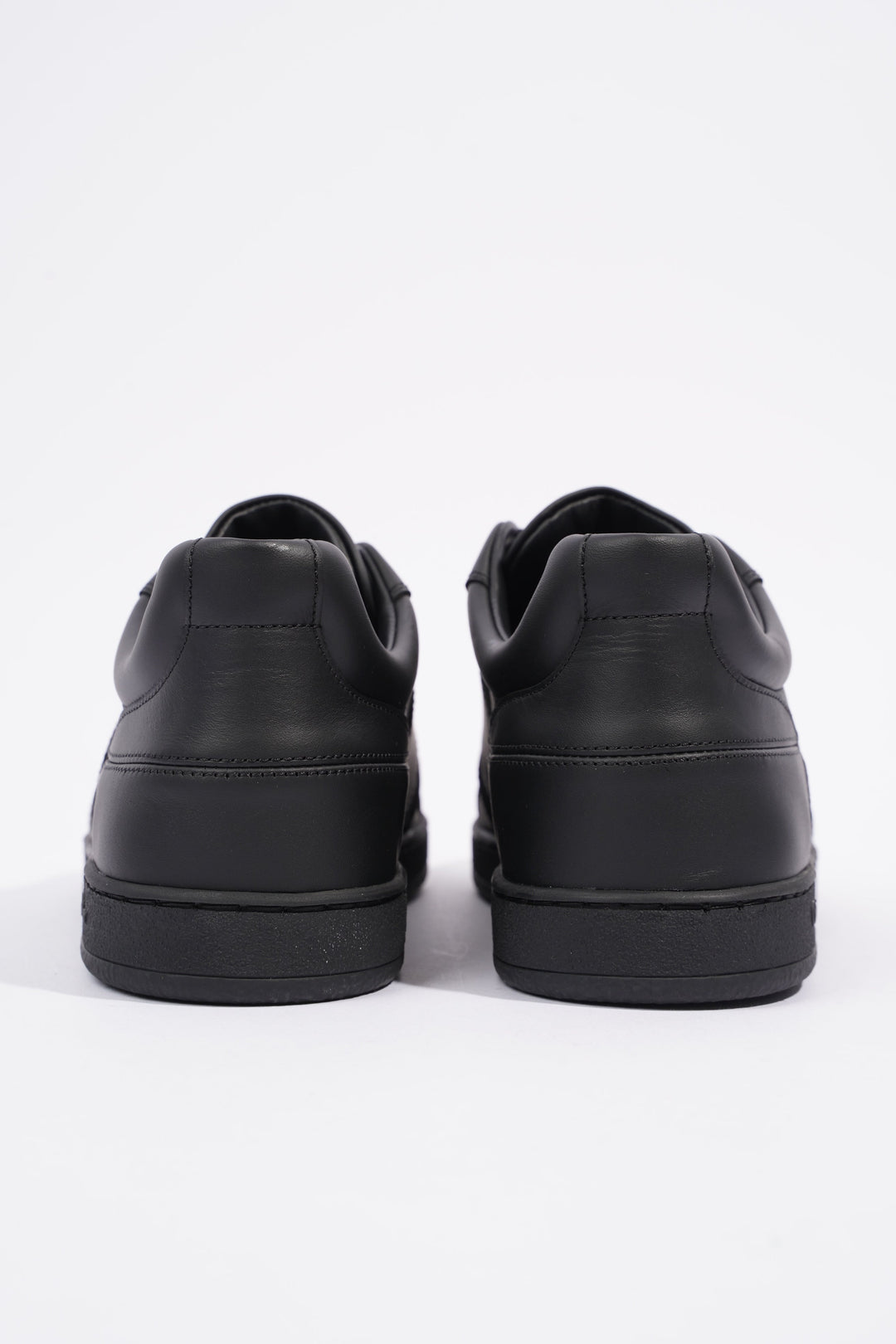 Christian Dior CD Low Top Sneaker Black Leather EU 38.5 UK 5.5