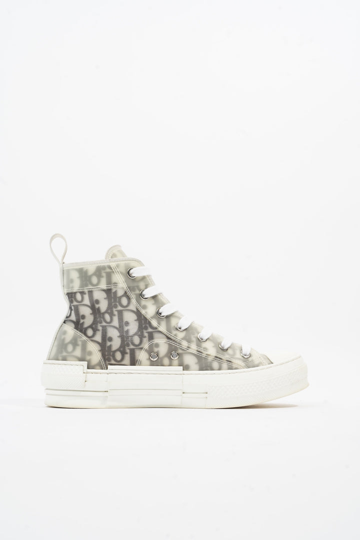 Christian Dior B23 Grey Oblique Canvas EU 37.5 UK 4.5