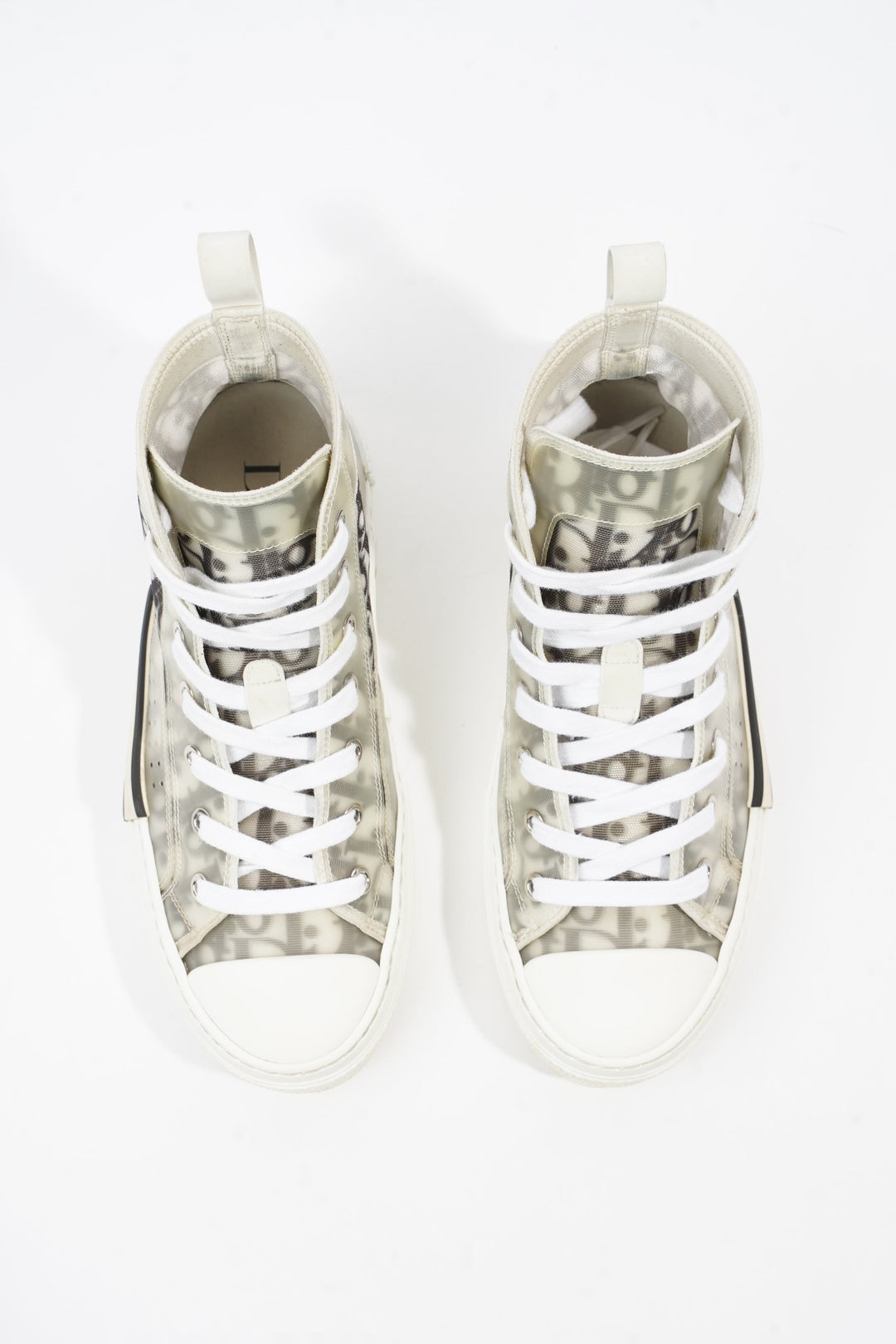 Christian Dior B23 Grey Oblique Canvas EU 37.5 UK 4.5