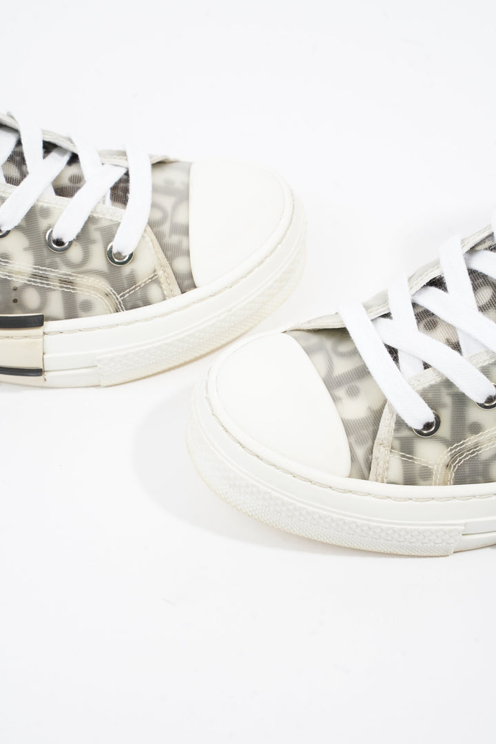 Christian Dior B23 Grey Oblique Canvas EU 37.5 UK 4.5