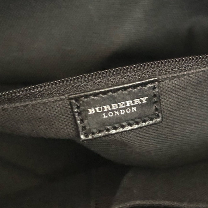 BURBERRY Wool House Check Handbag