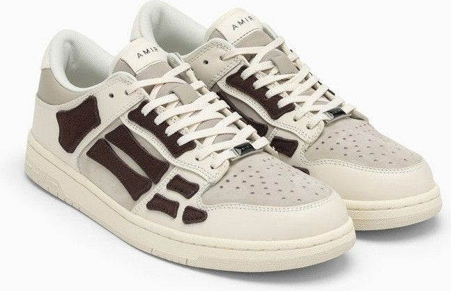 SKELTOP LOW BEIGE/BROWN TRAINER