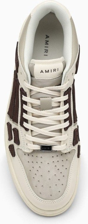 SKELTOP LOW BEIGE/BROWN TRAINER