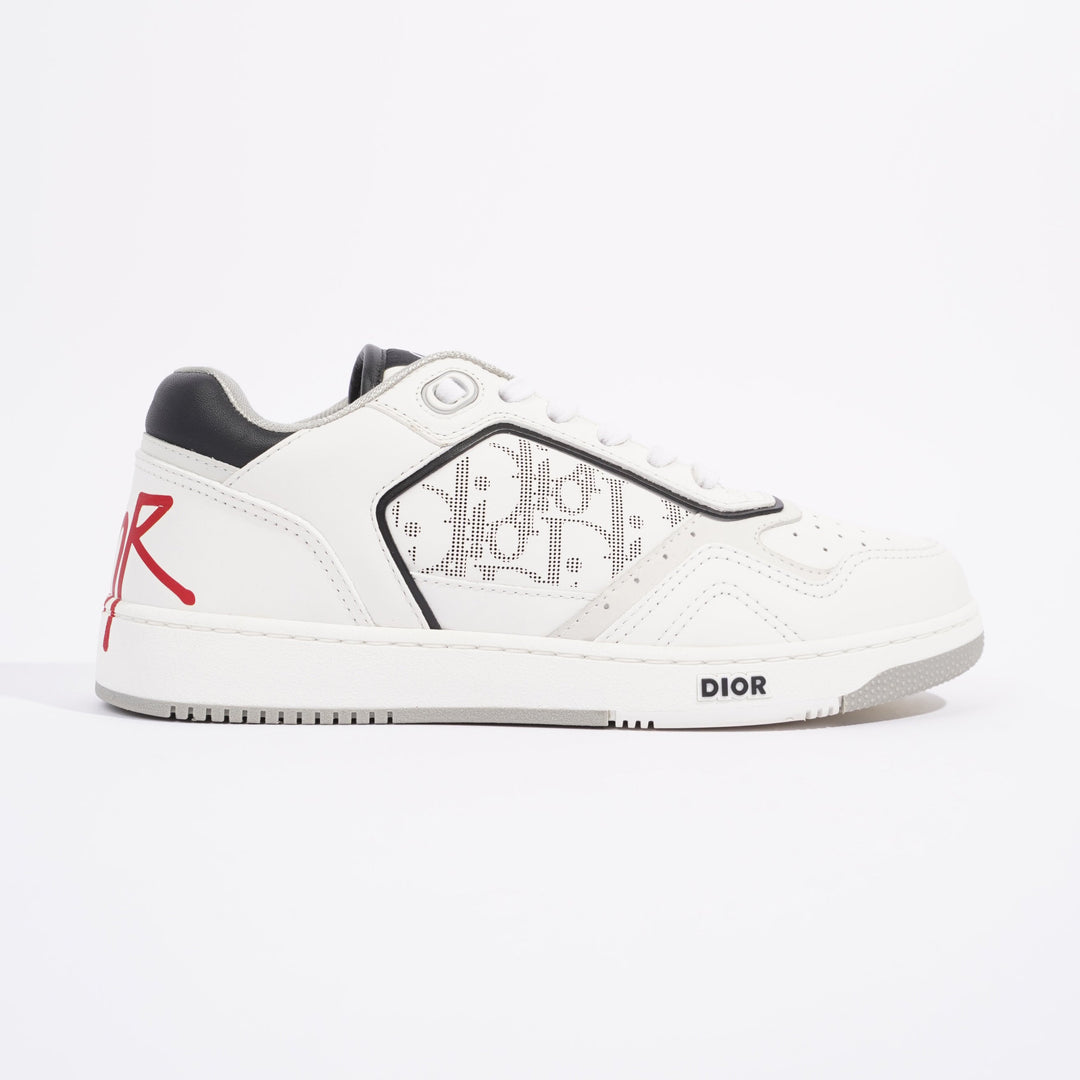 Christian Dior B27 Low-top White / Black Leather EU 39 UK 6