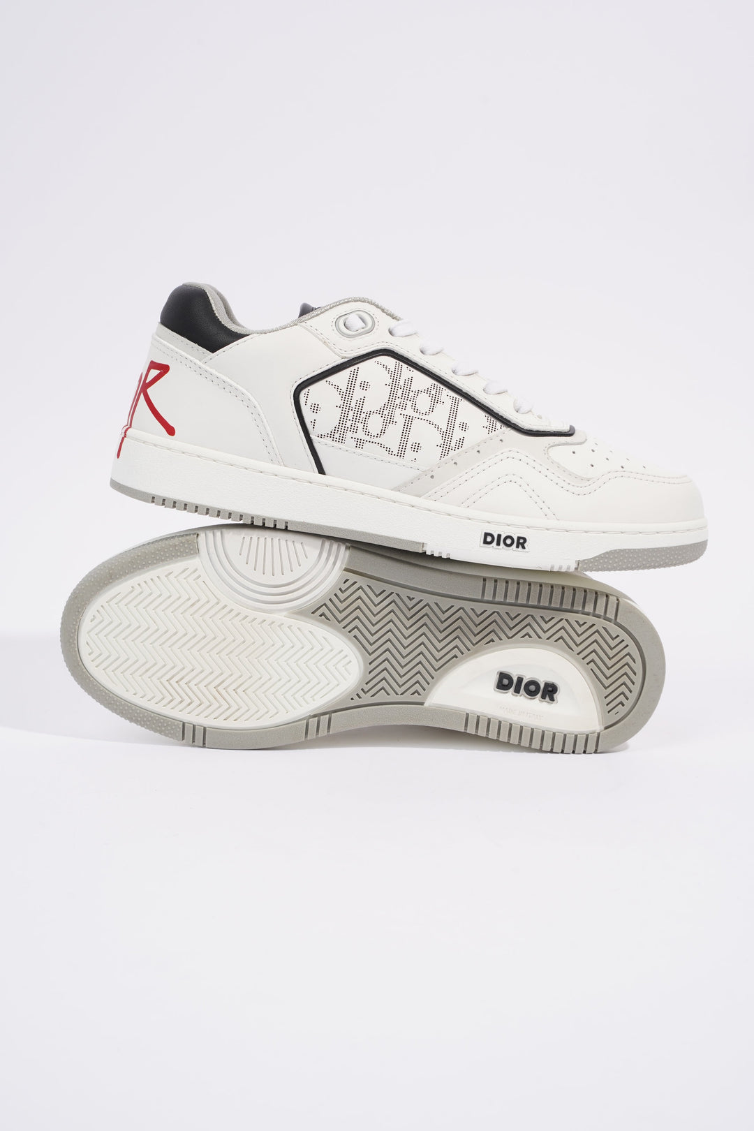 Christian Dior B27 Low-top White / Black Leather EU 39 UK 6