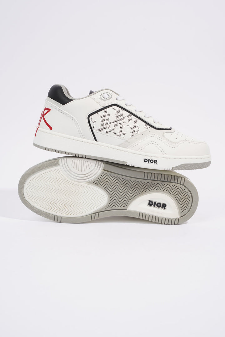 Christian Dior B27 Low-top White / Black Leather EU 39 UK 6