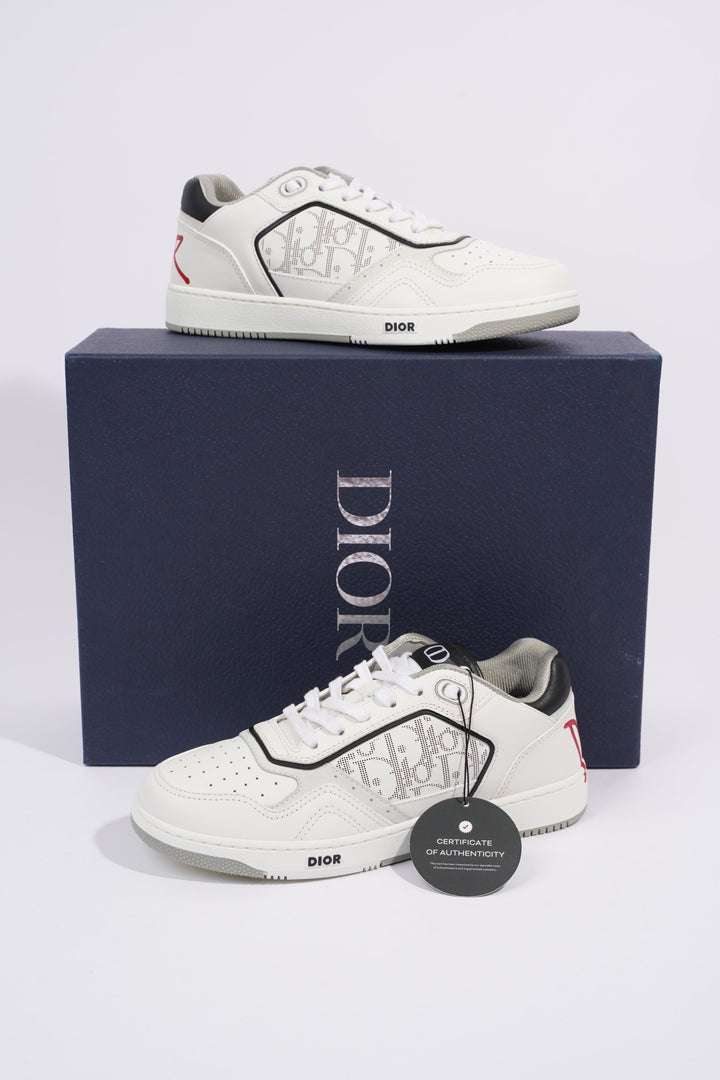 Christian Dior B27 Low-top White / Black Leather EU 39 UK 6