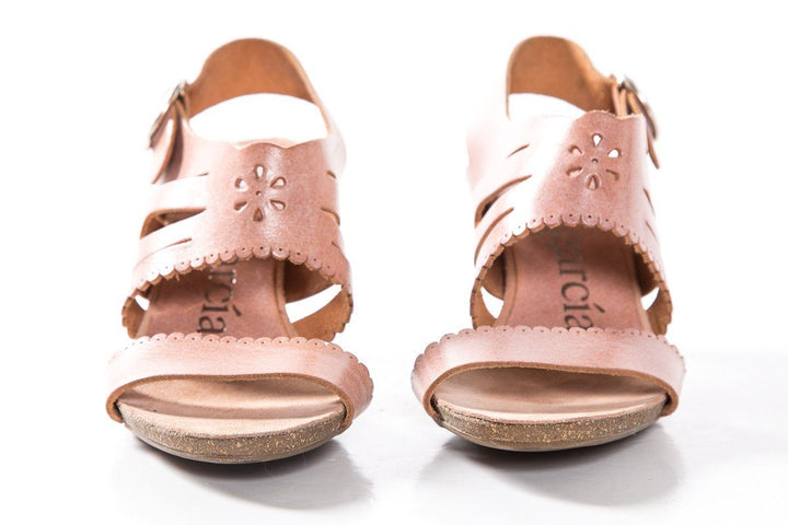 Pedro Garcia Blush Winona Cut Out Detail Sandals SZ 35.5