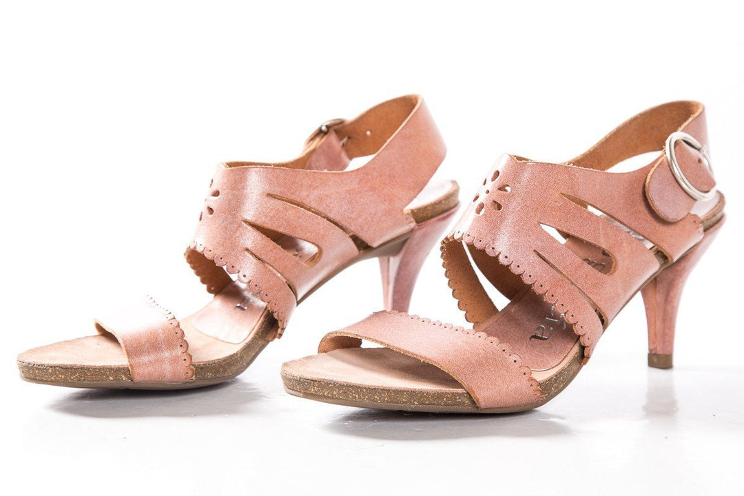 Pedro Garcia Blush Winona Cut Out Detail Sandals SZ 35.5