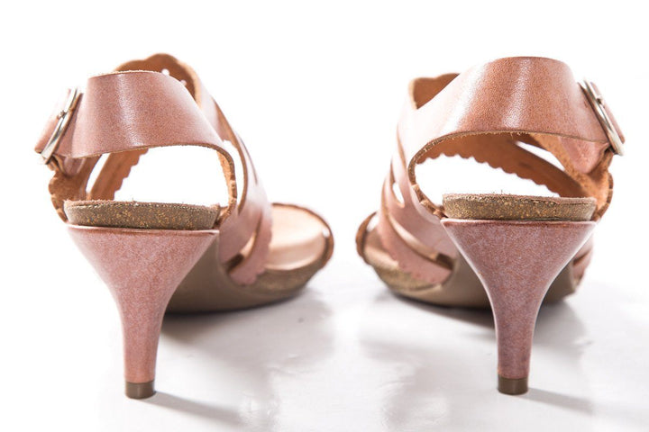 Pedro Garcia Blush Winona Cut Out Detail Sandals SZ 35.5