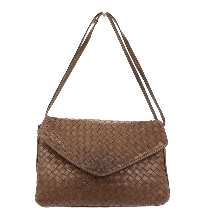 Bottega veneta Shoulder Bag in Brown Leather