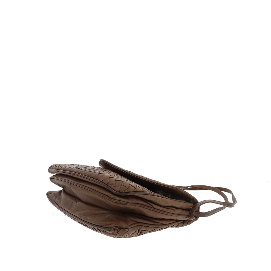 Bottega veneta Shoulder Bag in Brown Leather