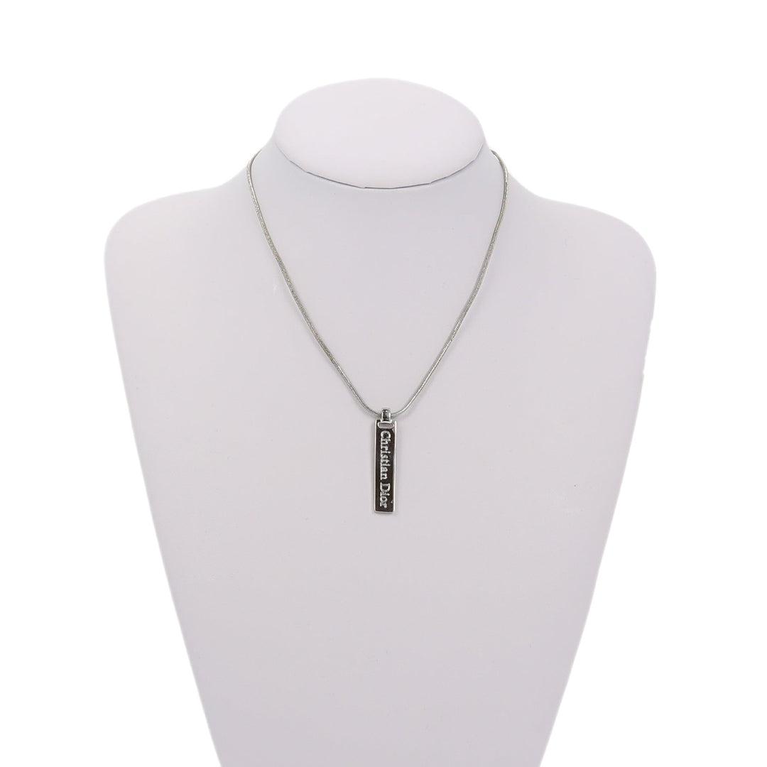 CHRISTIAN Top quality Dior Necklace in Silver Metal