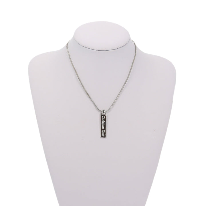 CHRISTIAN Top quality Dior Necklace in Silver Metal
