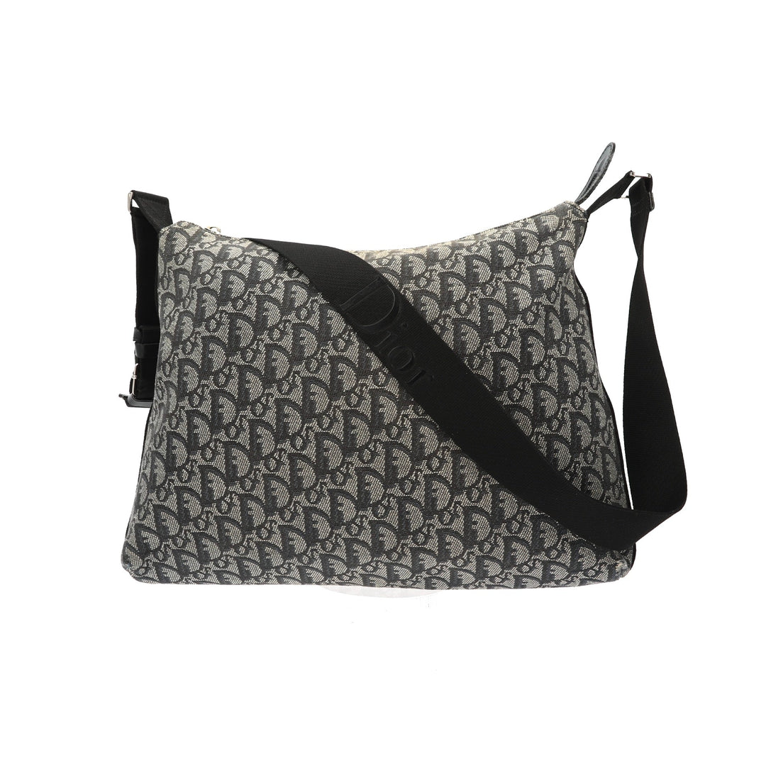 CHRISTIAN Top quality Dior Crossbody Bag in Blue Fabric