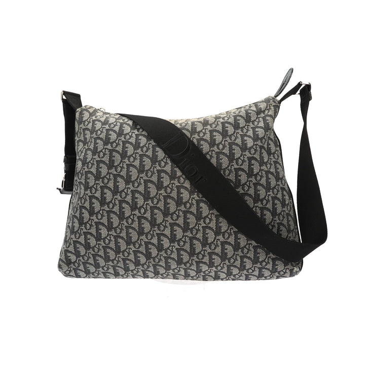 CHRISTIAN Top quality Dior Crossbody Bag in Blue Fabric
