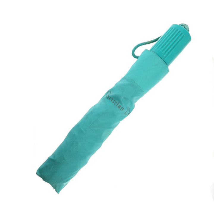 CHRISTIAN Dior Umbrella in Blue Fabric