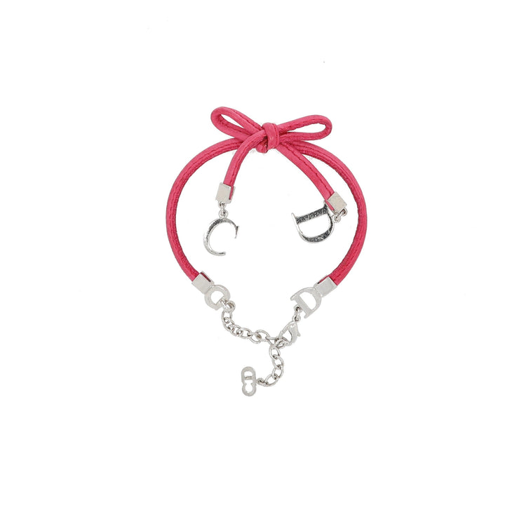 CHRISTIAN Top quality Dior Bracelet in Pink Leather