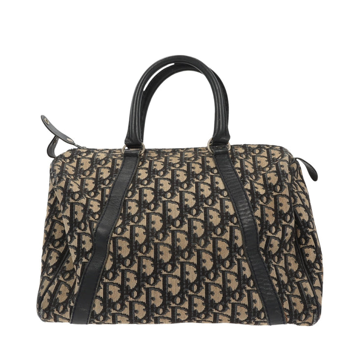 CHRISTIAN Top quality Dior Bowling Handbag in Blue Fabric