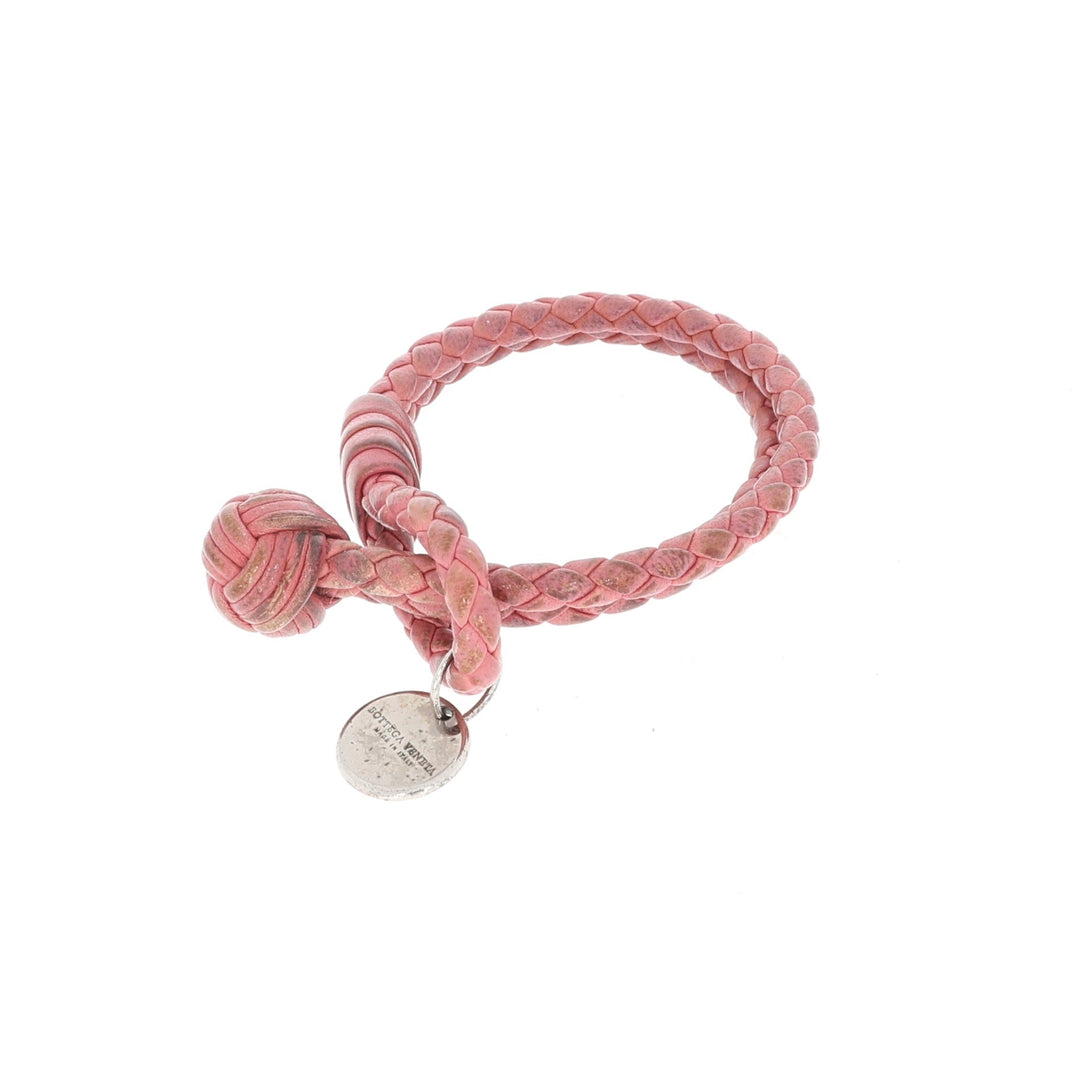 Bottega veneta Nodini Bracelet in Pink Leather