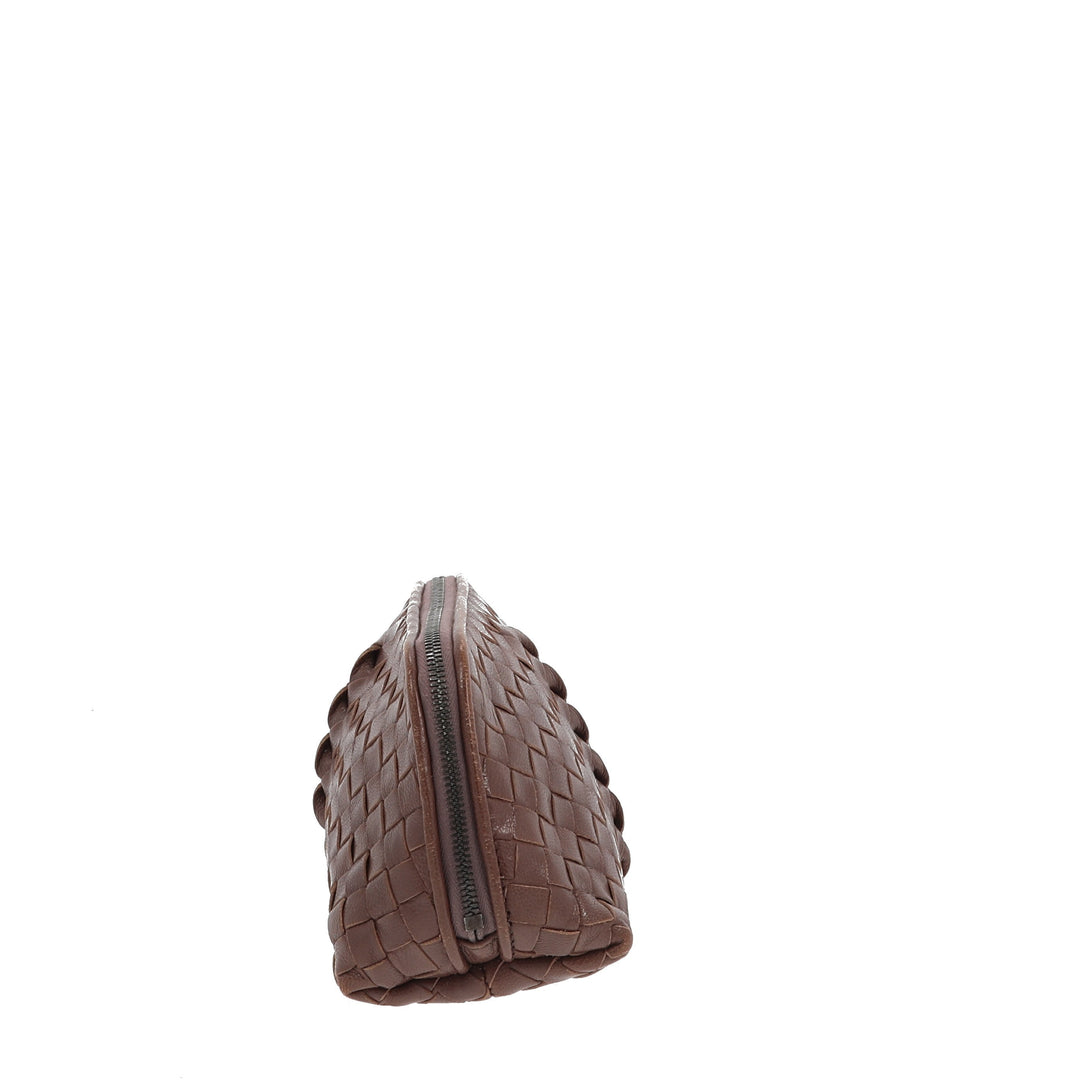 Bottega veneta little pouch in Brown Leather