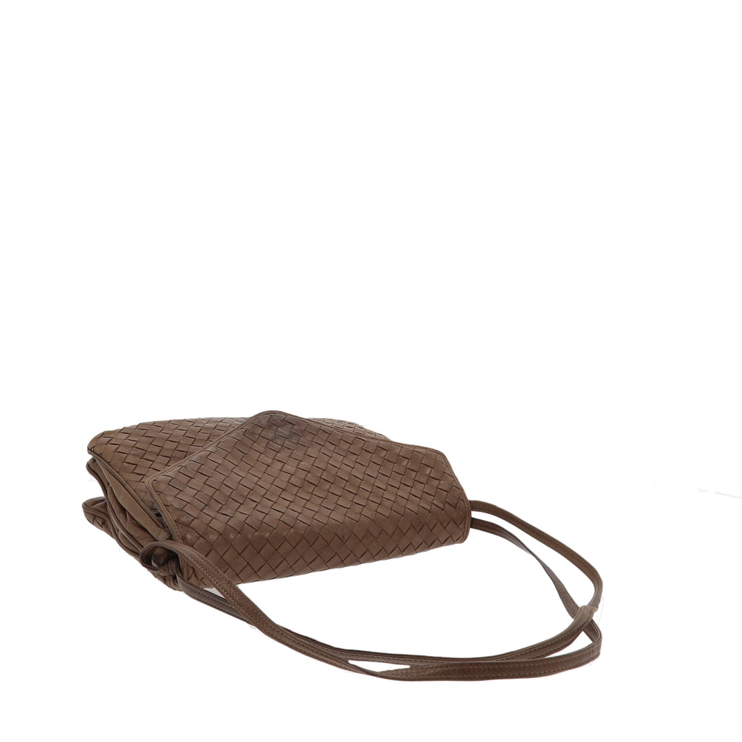 Bottega veneta Shoulder Bag in Brown Leather