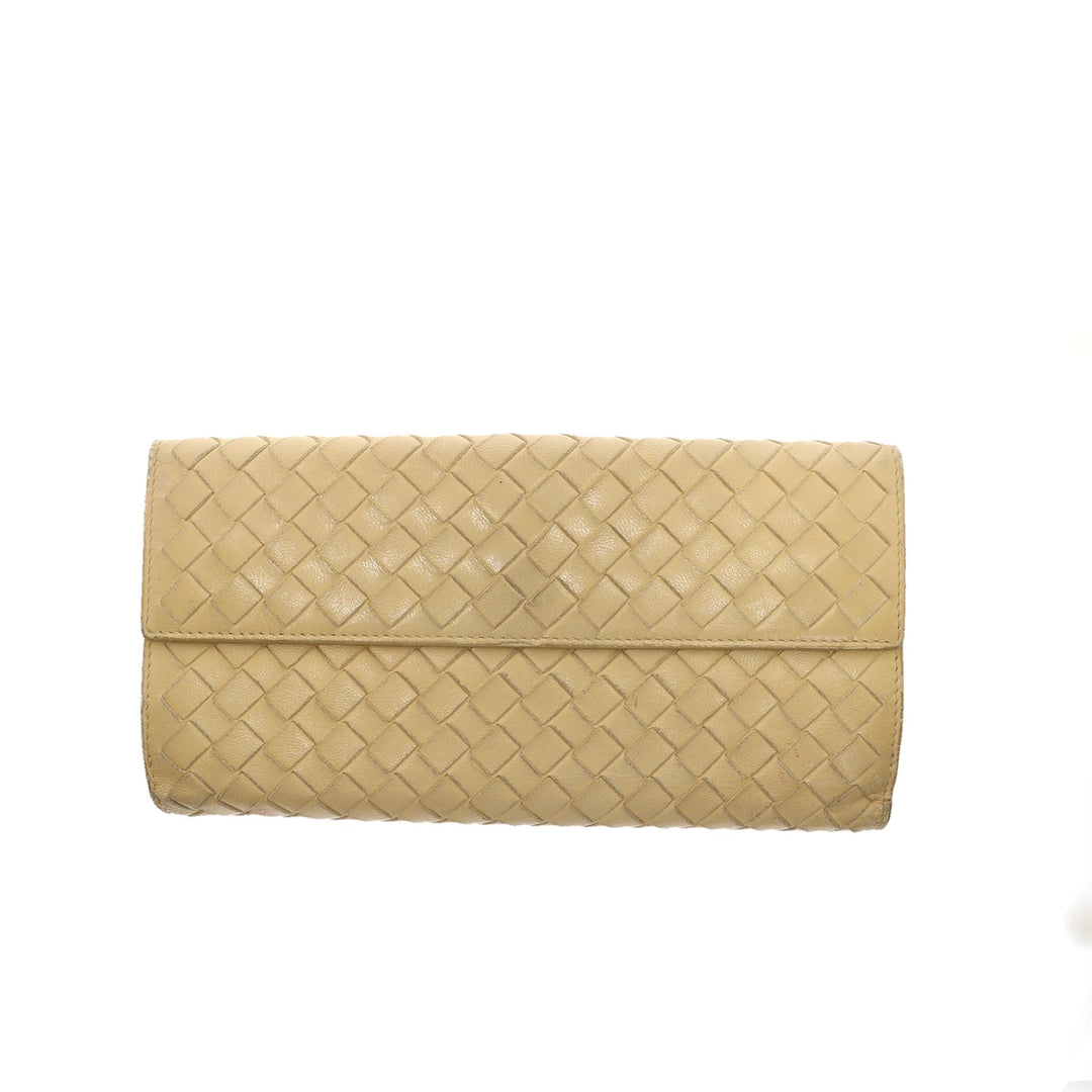 Bottega veneta Wallet in Beige Leather