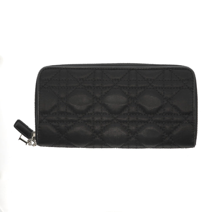 CHRISTIAN Top quality Dior Wallet in Black Fabric