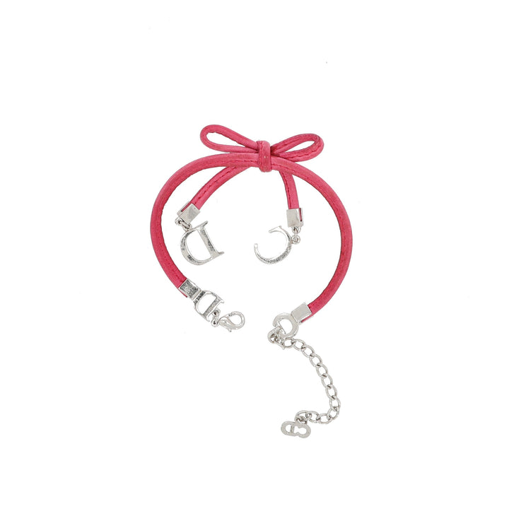 CHRISTIAN Top quality Dior Bracelet in Pink Leather