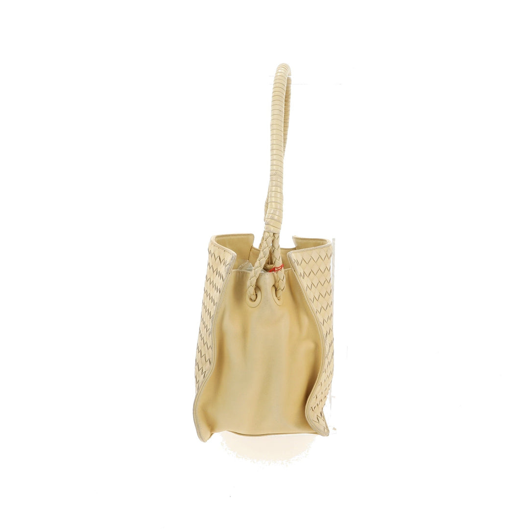 Bottega veneta Shoulder Bag in White Leather